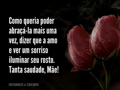 lembranças de mãe falecida