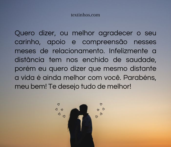 mensagens de carinho para namorado