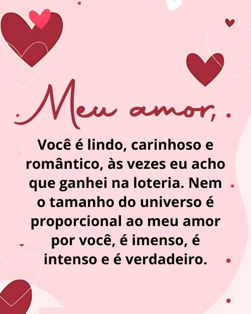 declaração de amor para namorado
