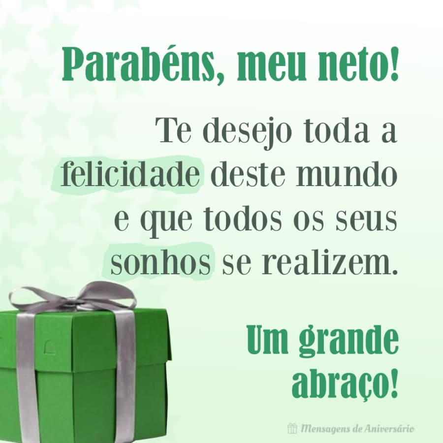 frases de avó para neto