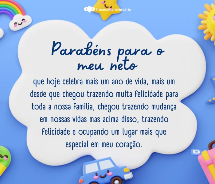 mensagem religiosa para neto