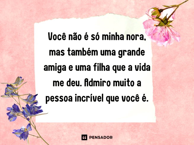 mensagem de bom dia para nora