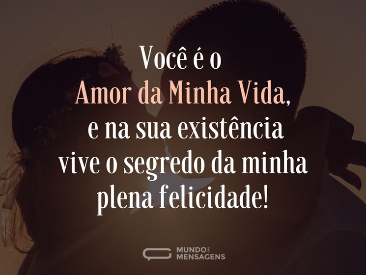 textos românticos para o amor da minha vida