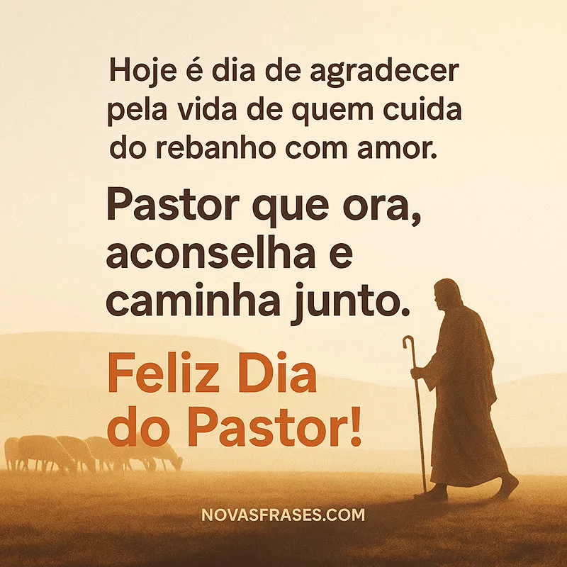 mensagem para o pastor