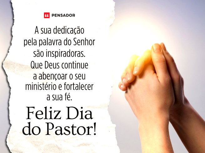 frases dia do pastor evangélico