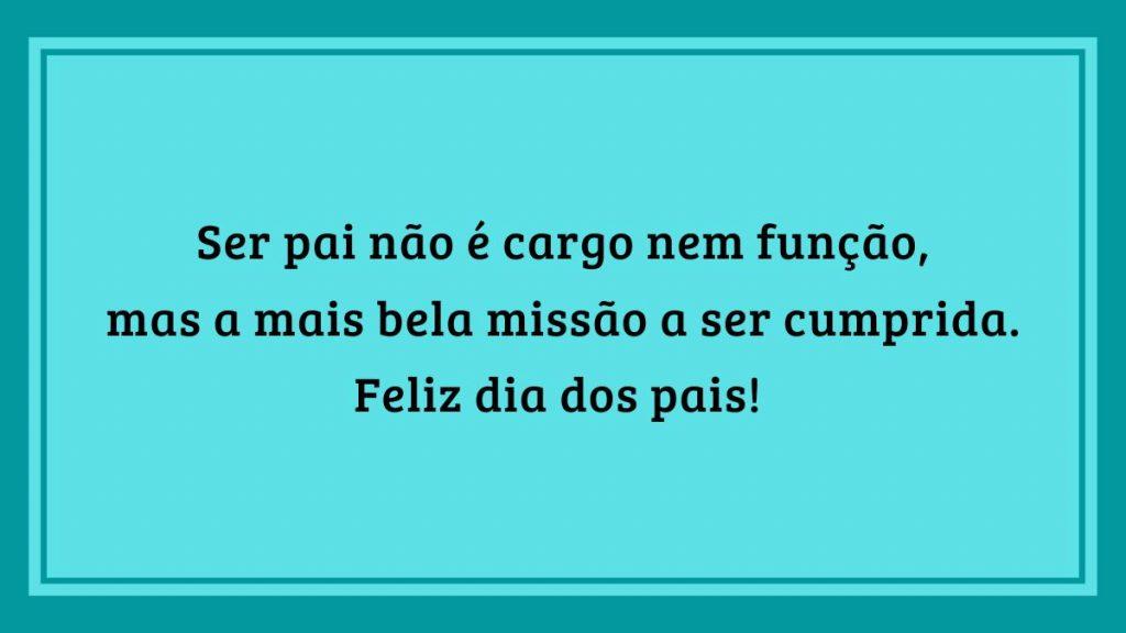 mensagens curtas e emocionantes para o dia dos pais