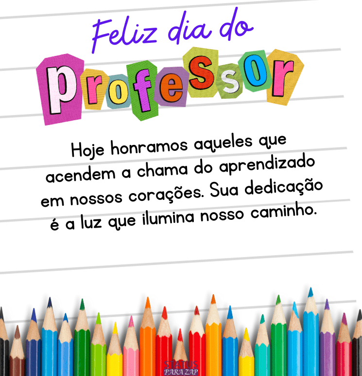 mensagem para ex-professor