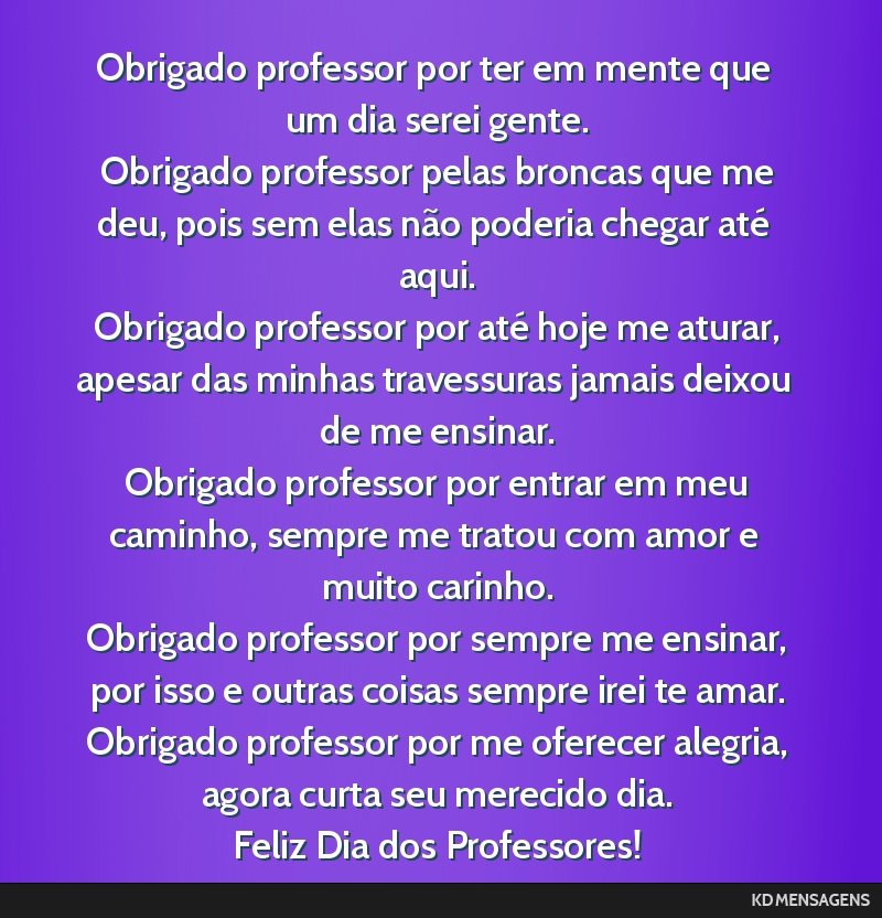 mensagem dia dos professores emocionante 2026
