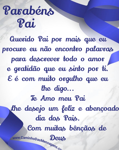 dia dos pais mensagens