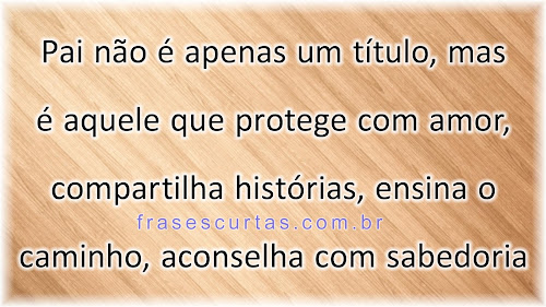 pai exemplo de vida