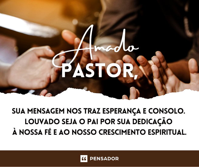 mensagem para pastor evangélico