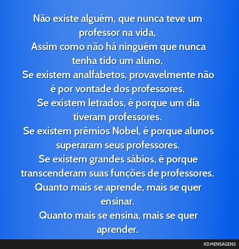mensagem para professora de inglês