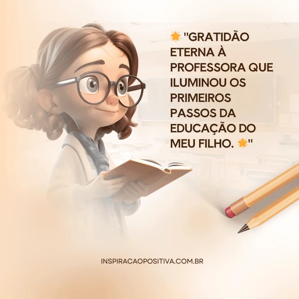 agradecimento professor aluno