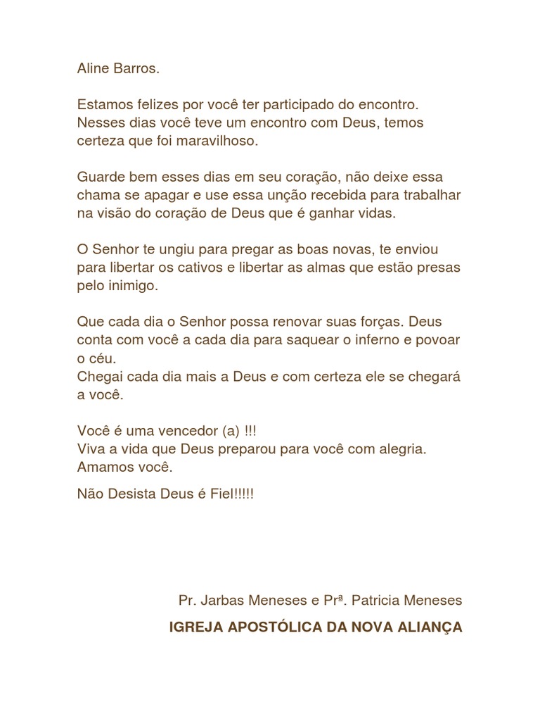 palavras de fé para encontro com deus