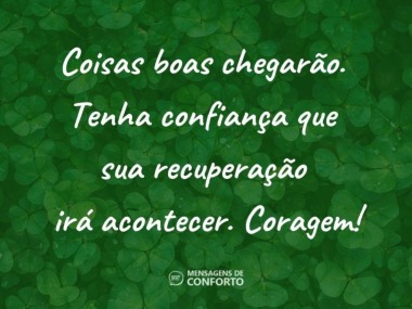 frases de conforto para paciente