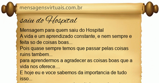 mensagens religiosas para quem está na UTI