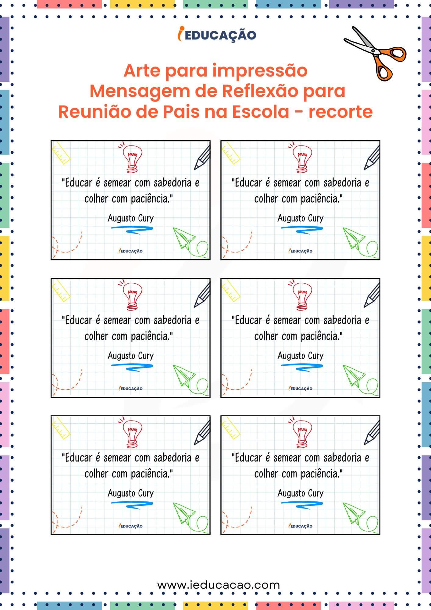 frases de augusto cury para educadores