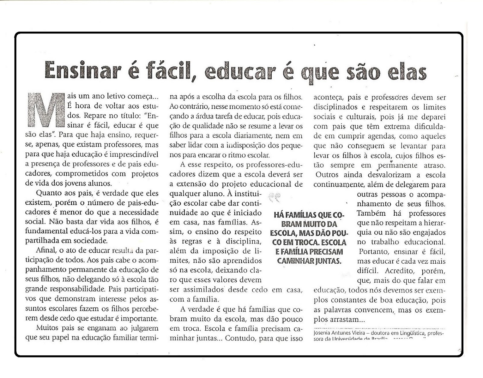 textos motivacionais para primeira reunião de pais
