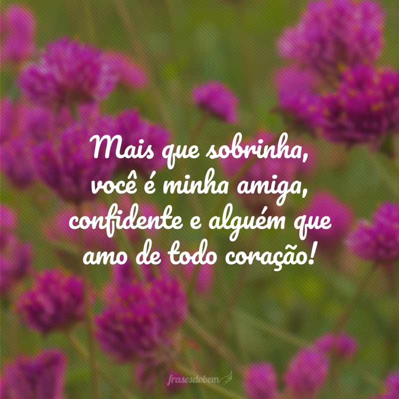 mensagem para sobrinha pequena