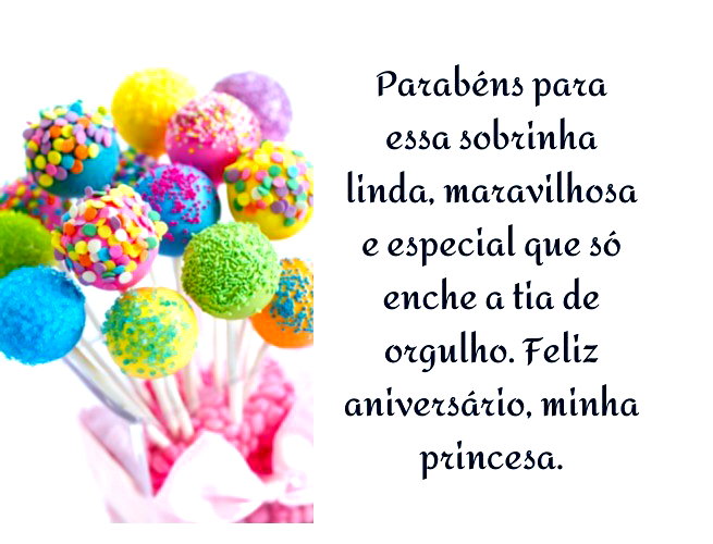 feliz aniversário sobrinha frases