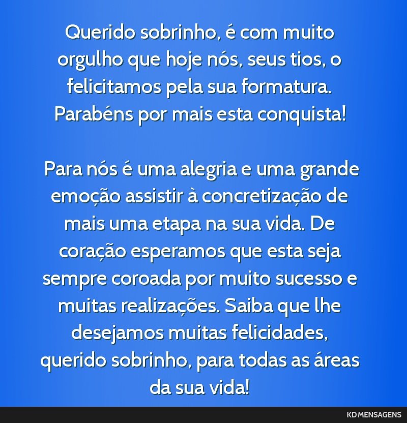 frases para sobrinho