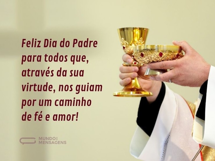como homenagear um padre
