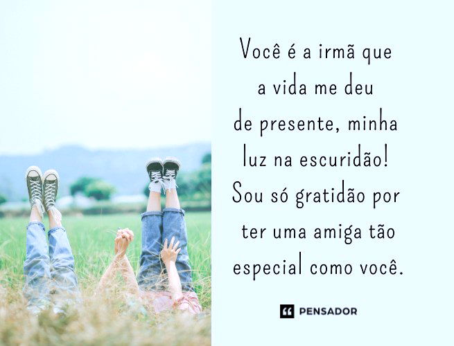 mensagem para uma amiga especial