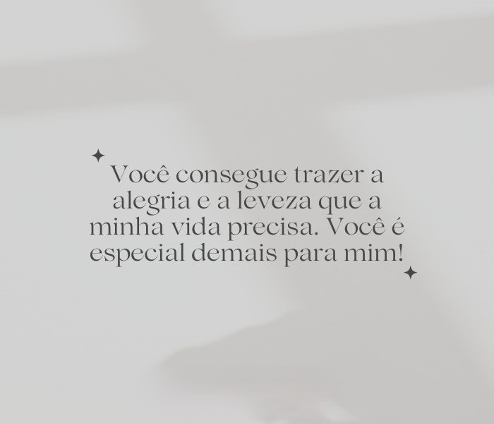 mensagens de afeto e reconhecimento