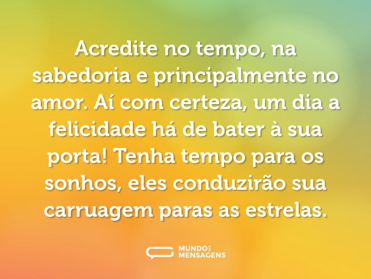mensagem positiva