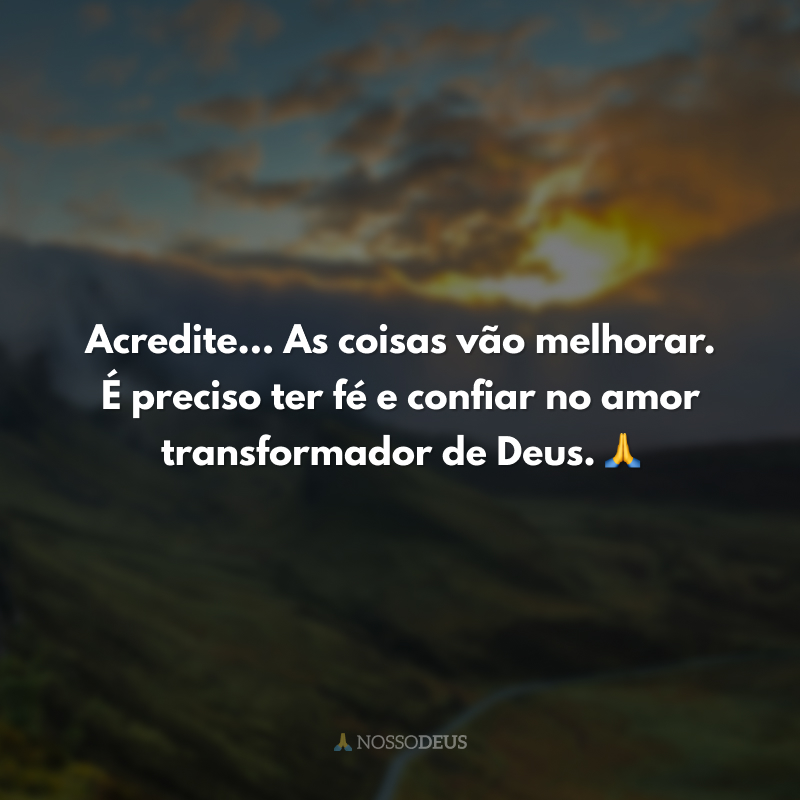 Deus me ama mensagem