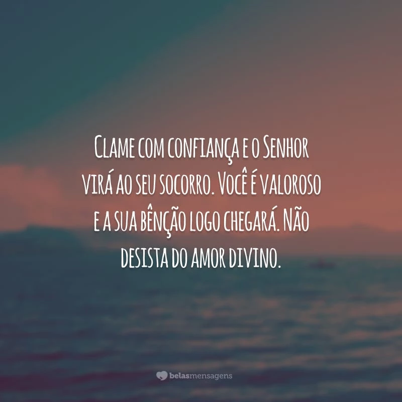 mensagens de fé e esperança