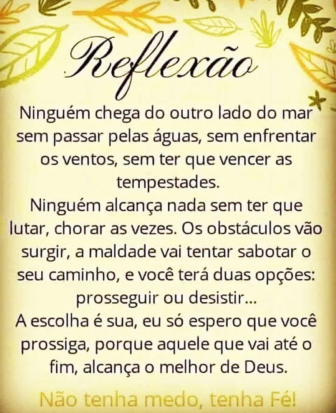 mensagens de reflexão para o trabalho