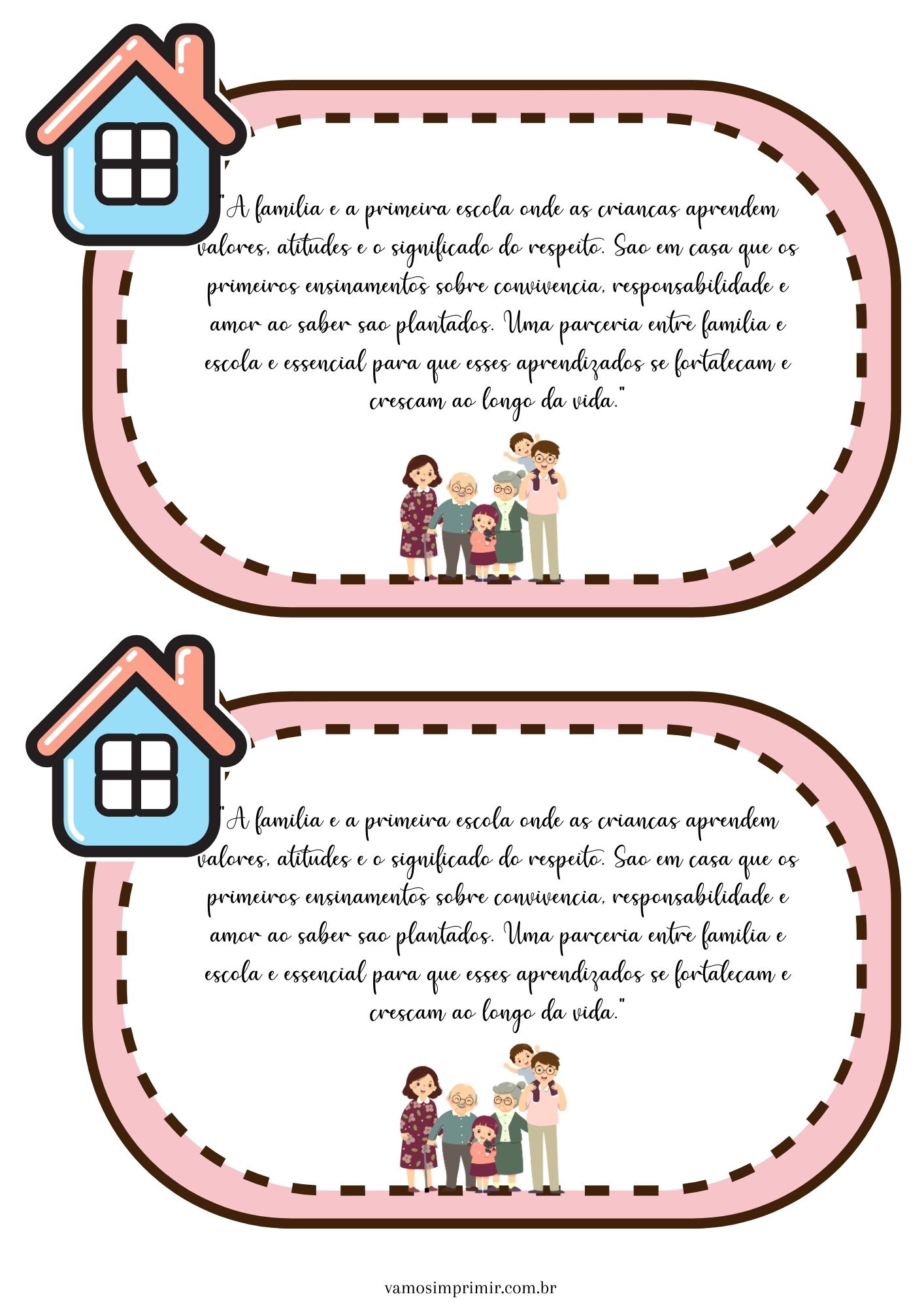 frases para reunião de pais