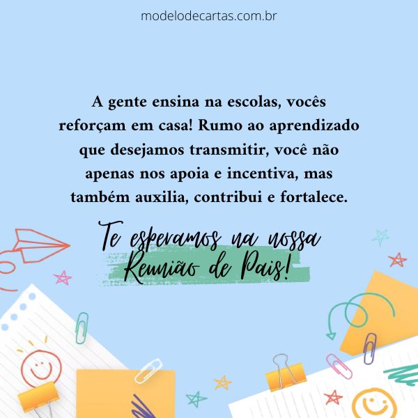 como conduzir reunião de pais