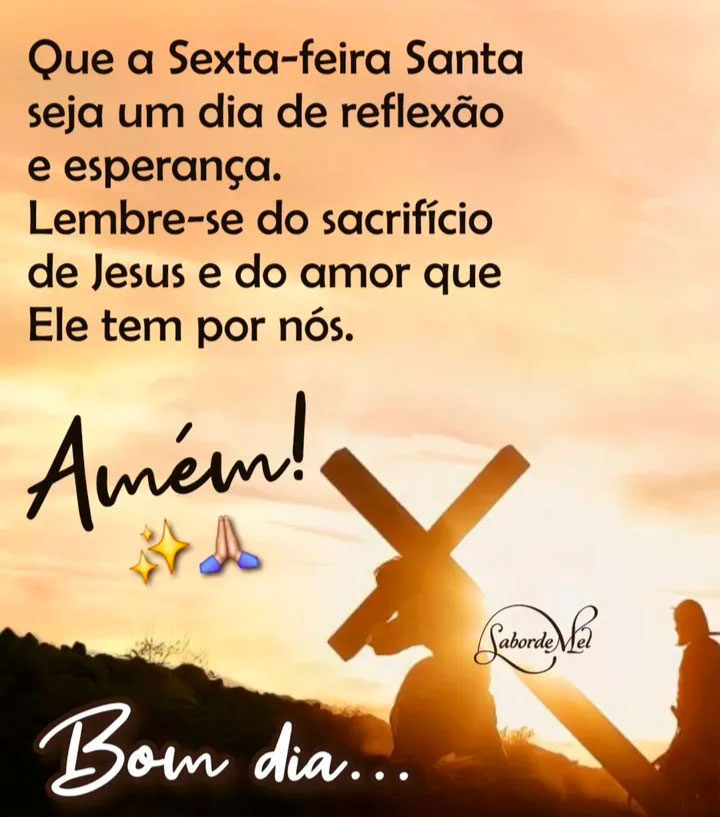 mensagens para amigos sexta feira santa
