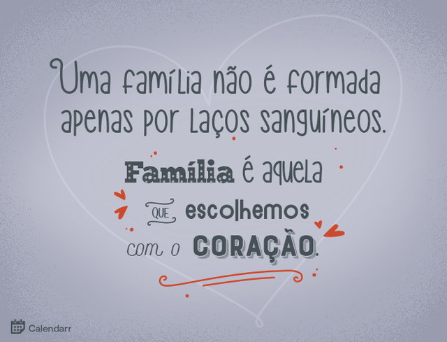 reflexão sobre família