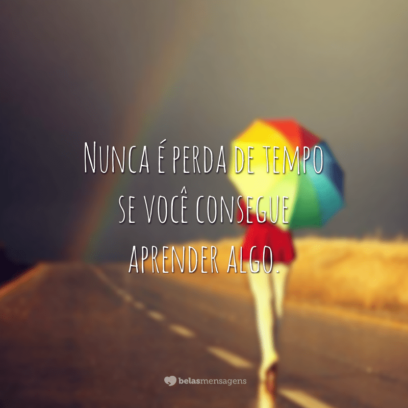 o tempo é precioso