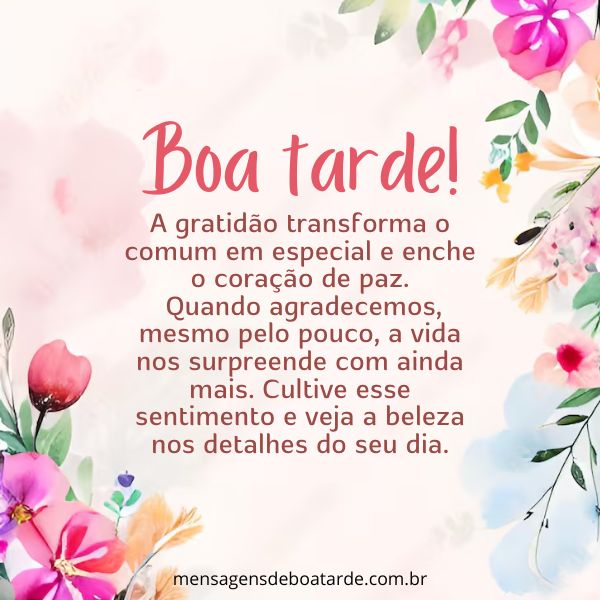 mensagens de boa tarde com carinho