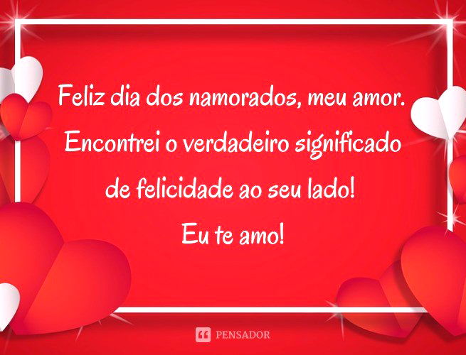 mensagens dia dos namorados