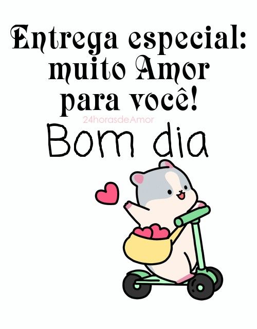 mini figurinhas de bom dia