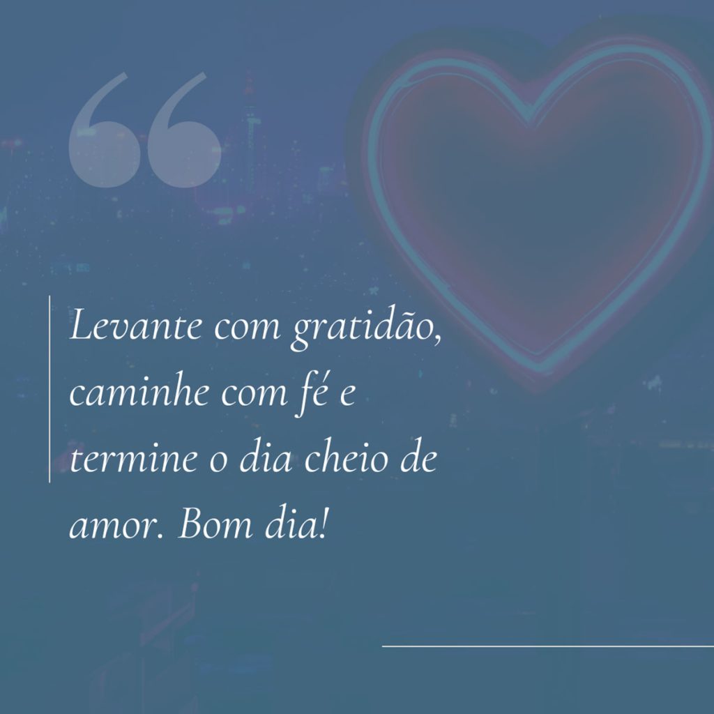 msg bom dia amor