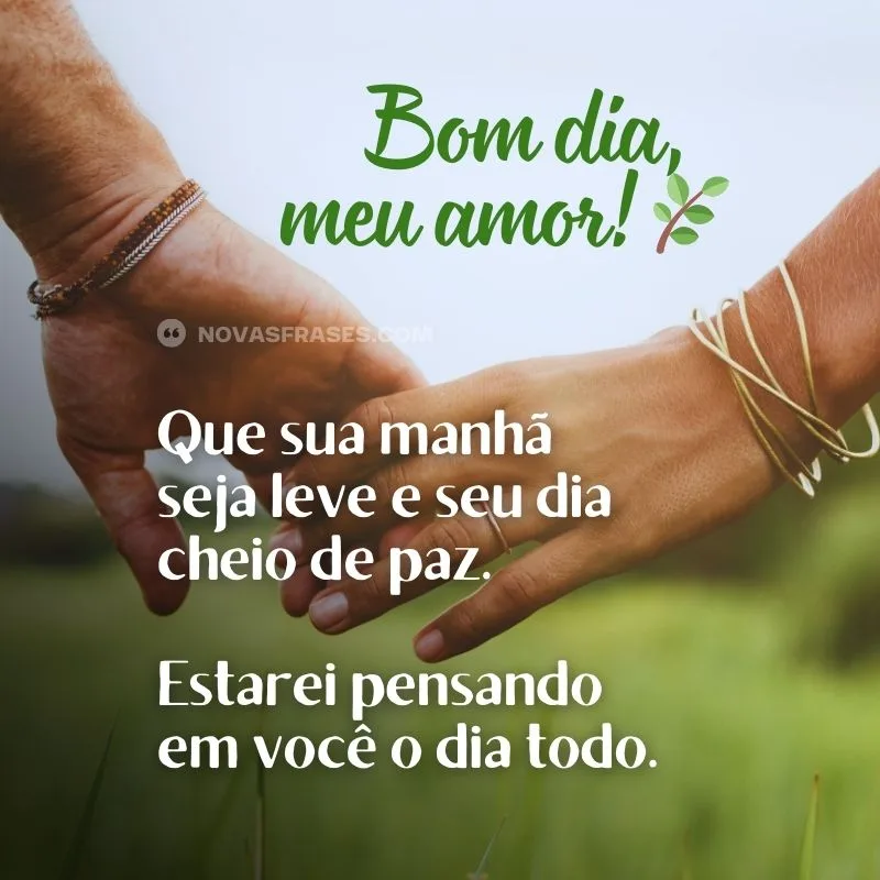 msg de bom dia amor