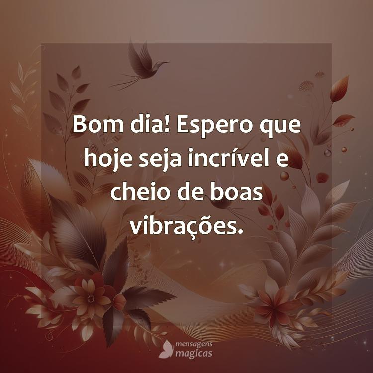 msg de bom dia quarta feira