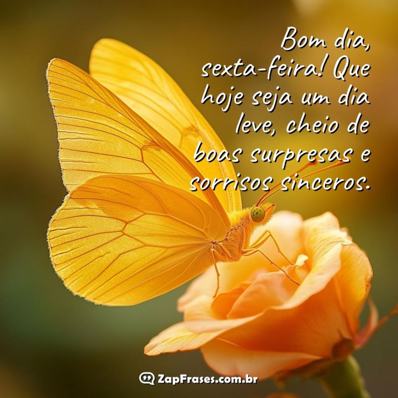 msg de bom dia sexta feira