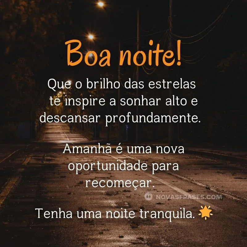 mensagens de boa noite para família