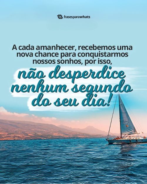 novas mensagens de bom dia