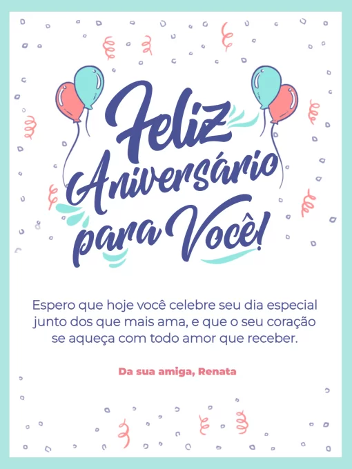 mensagens de aniversário criativas