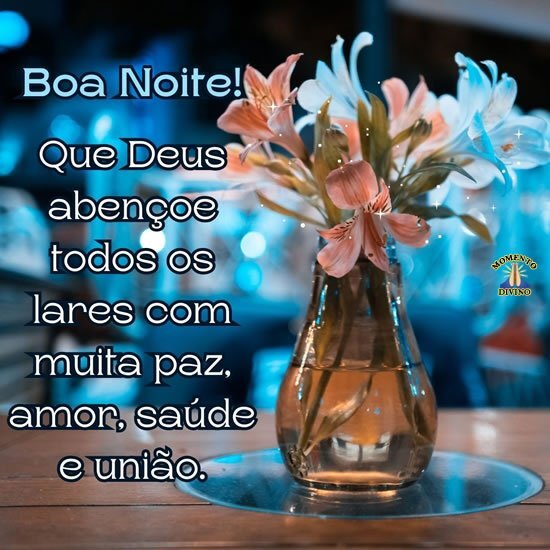 boa noite com Deus paz