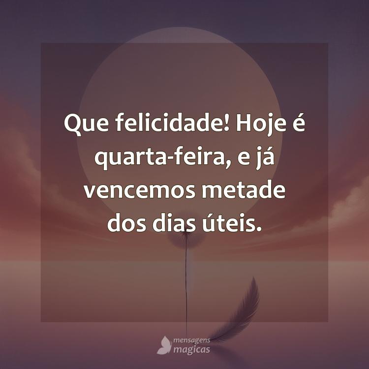 reflexão bom dia quarta-feira