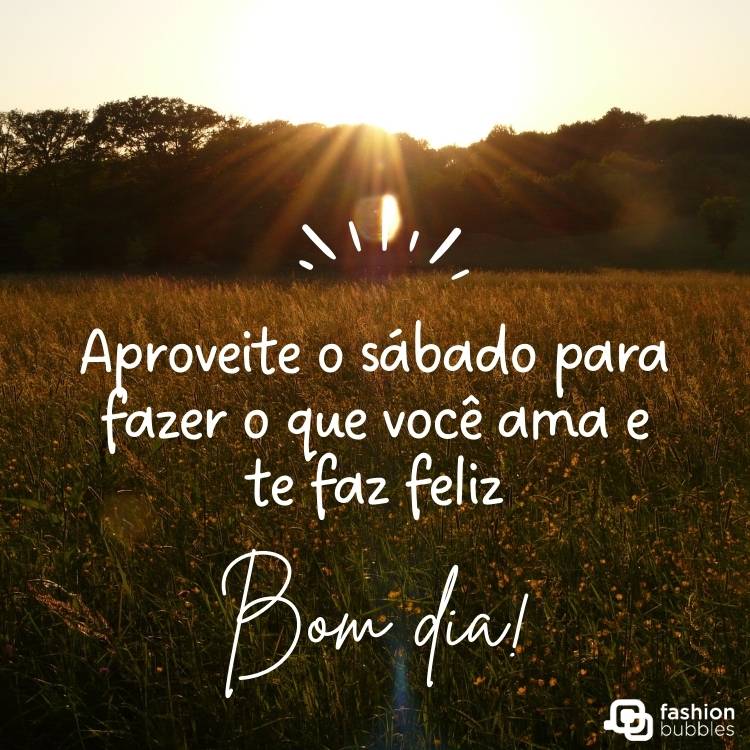 reflexão bom dia sabado